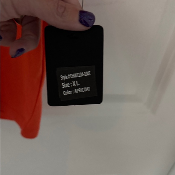 Ed Hardy Orange Tee with Graphic Design - Picture 4 of 6